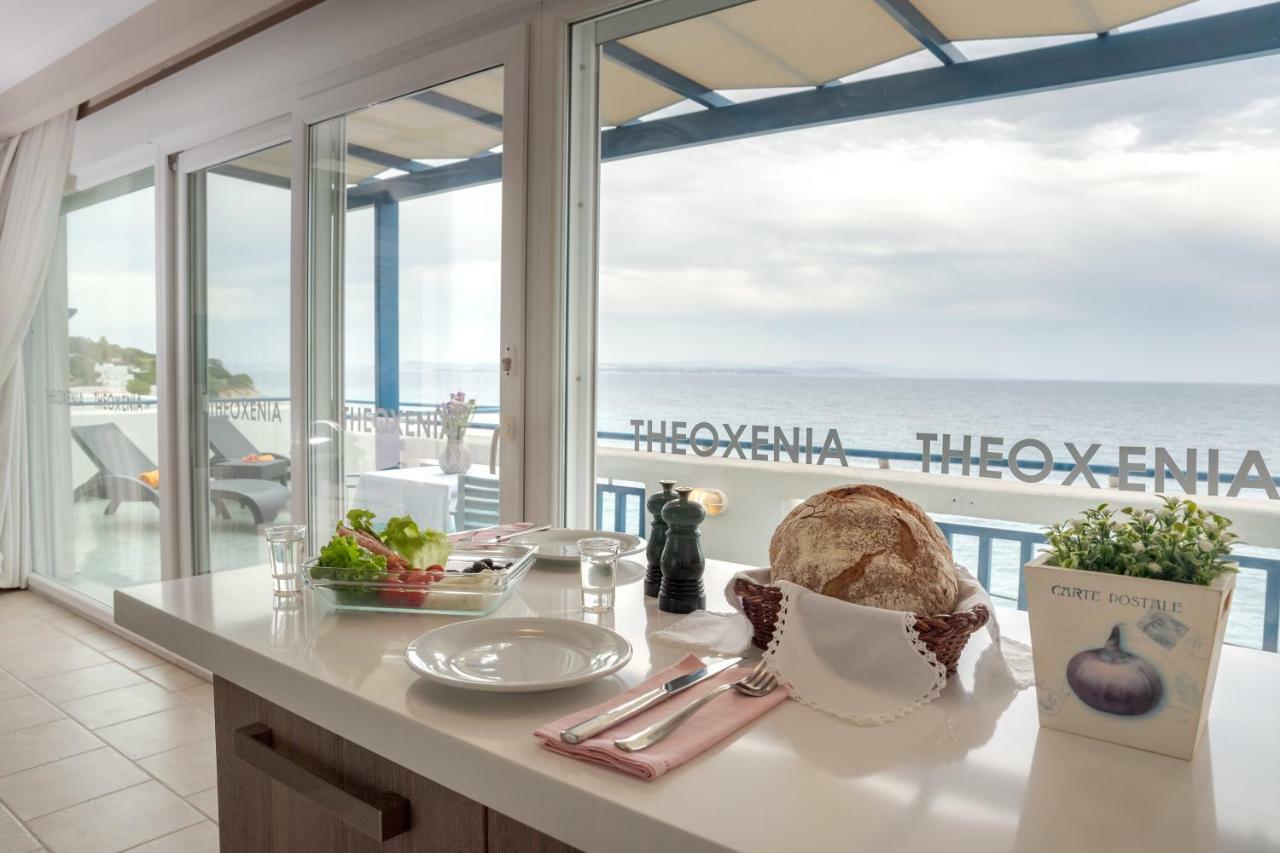 Theoxenia Chios Apartments Paralia Agias Foteinis ภายนอก รูปภาพ